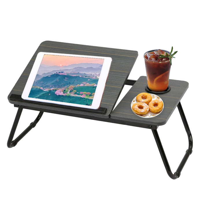 Trintion Faltbare Laptoptisch 55x32x25cm Notebooktisch Betttisch Klappbar Notebook Laptop Bett Table