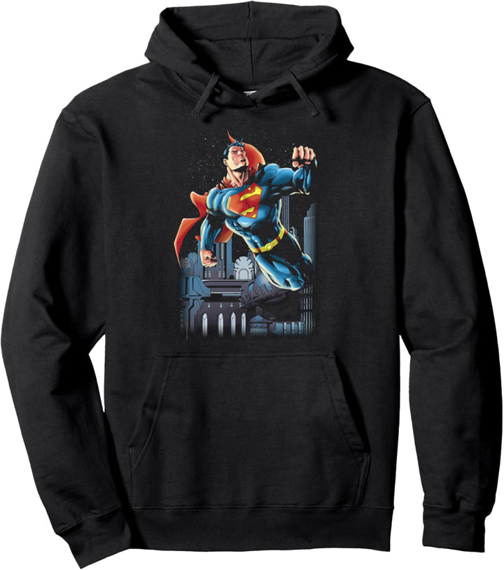 Superman Night Fight Pullover Hoodie