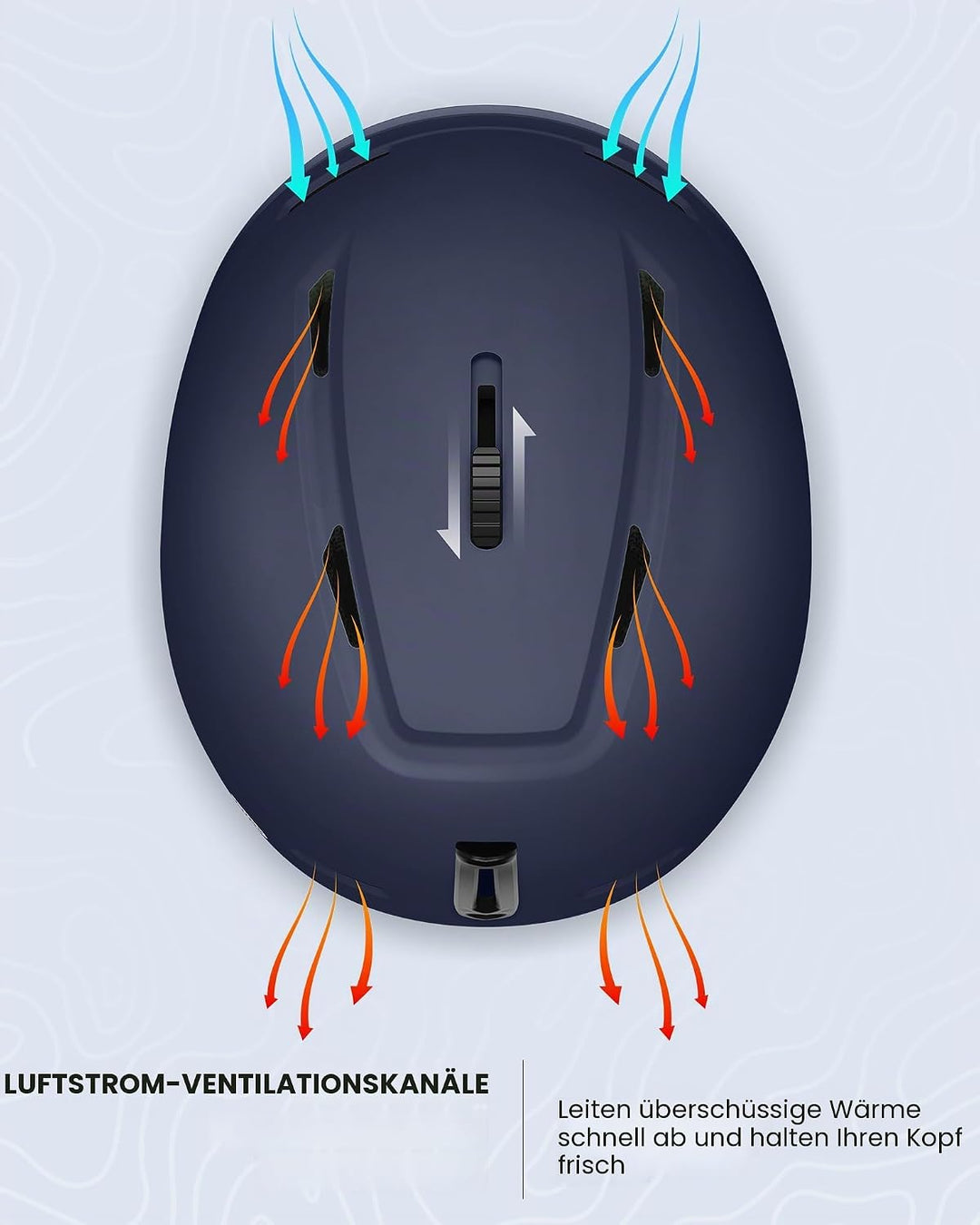OutdoorMaster MIPS Skihelm, Snowboardhelm für Herren und Damen, Snowboard Helm mit Ventilationssyste