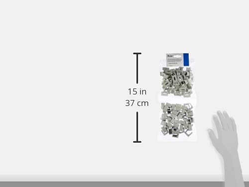 Kopp 343404099 Druck-Iso-Schellen 6-16 mm, 1-fach, mit M-6-Gewinde, 50 Stück, grau M6 Single, M6 Sin