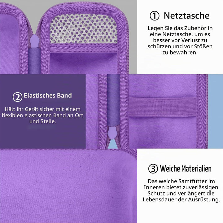 co2CREA Tasche für JBL Grip Kompakter Bluetooth Lautsprecher Hülle Case Etui Tragetasche Lila, Lila