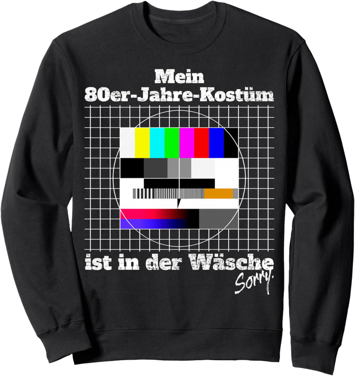 Testbild 80er Jahre Kostüm Ist In Der Wäsche Retro Outfit Sweatshirt