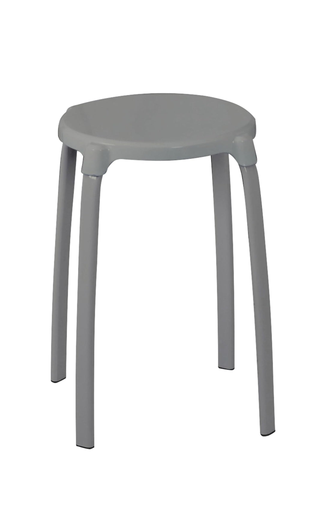 RIDDER Bad-Hocker Max, rund grau, Grau
