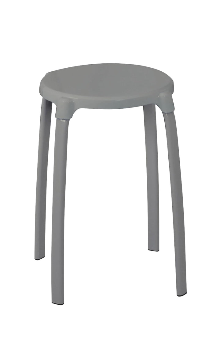 RIDDER Bad-Hocker Max, rund grau, Grau