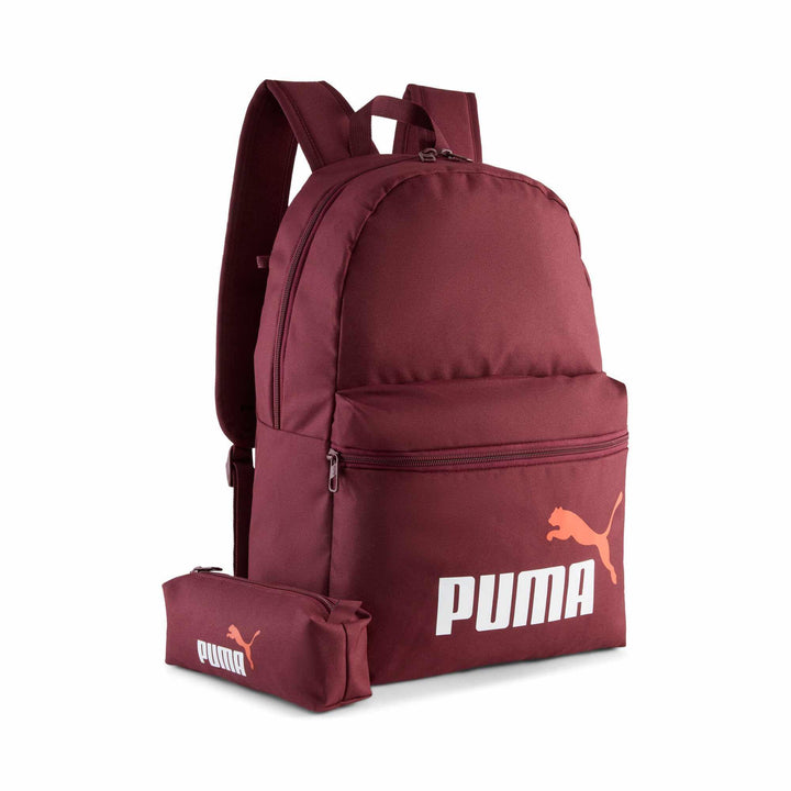 PUMA Unisex Phase Backpack Set Klassische Rucksäcke (1er Pack) Einheitsgrösse Rubinrot Schimmerndes
