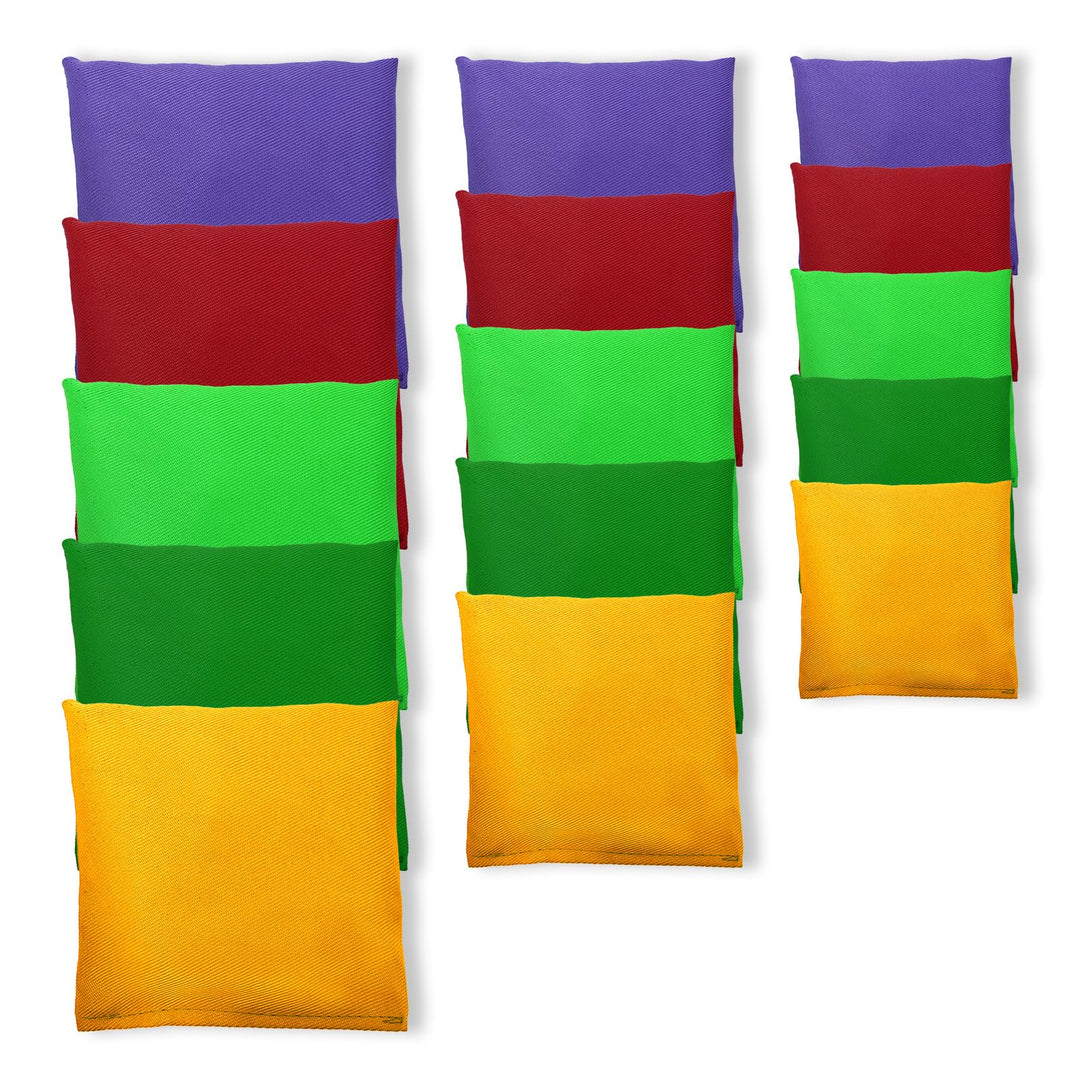 15 Stück Cornhole Werfen Bohnensäcke Set Bunt kreativeKraft Cornhole Säckchen Bean Bags wurfspiele b