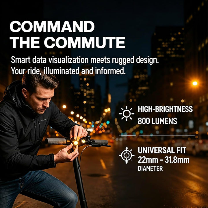 LED Blinker E Scooter Nachrüstset, wiederaufladbare Fahrrad Blinker für E Scooter, wasserdichtes Sco