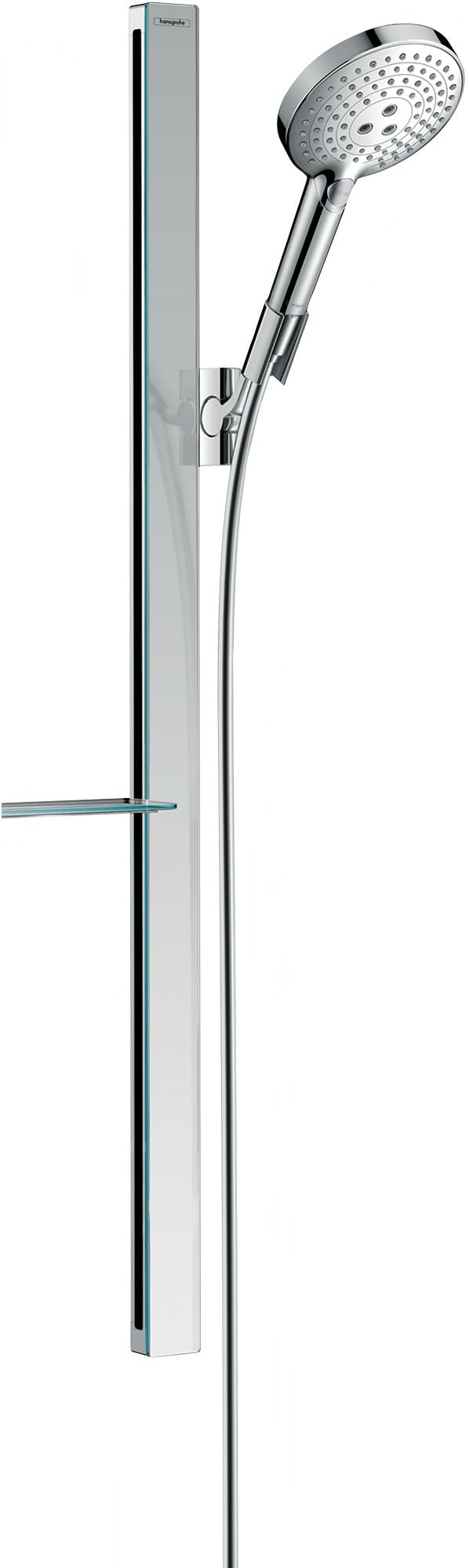hansgrohe Duschsystem (Duschkopf, Schlauch, Duschstange, Raindance Select S 120 Regendusche 0,90m mi