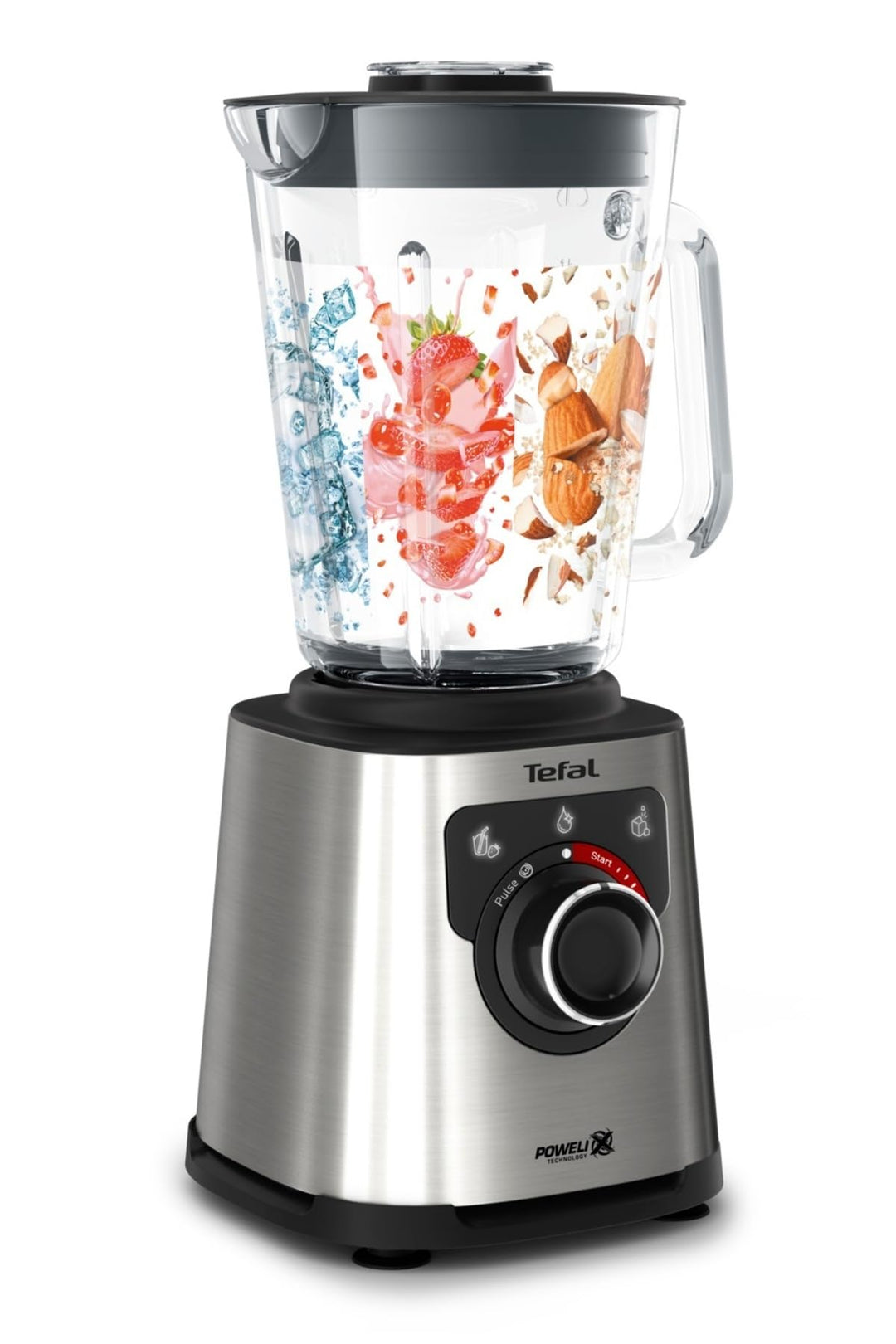 Tefal Perfectmix BL871D 1,5 L Mélangeur de Table 1200 W Acier inoxydable, Gris