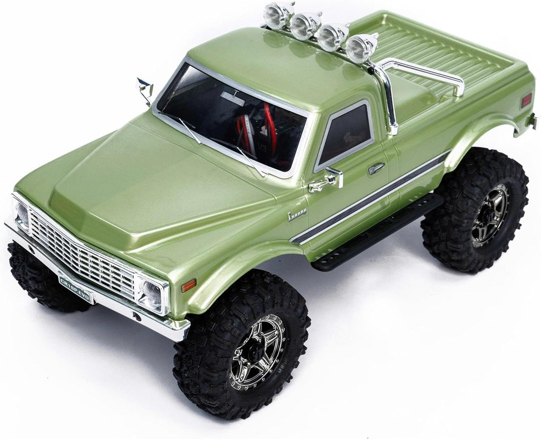 HOBBYPLUS CR18P EVO 2 Rock RC Crawler - 1/18 Mini RC Crawler mit Zwei-Gang-Getriebe, Ganzmetallgetri