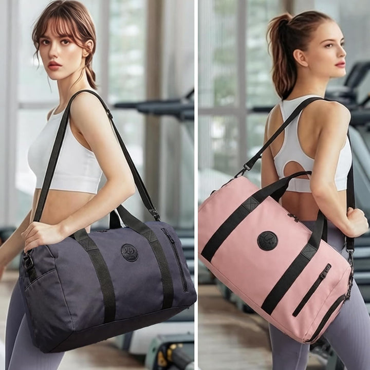Sporttaschen Reisetaschen, 30L Reisetasche für Damen Herren, Handgepäck Tasche mit Nassfach & Schuhf