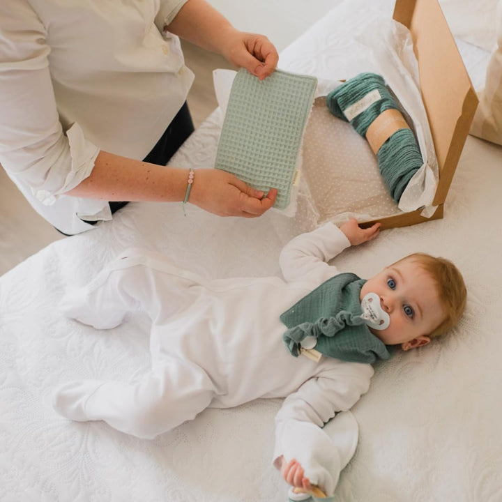MIMUSELINA Pack Neugeborenen Geschenk | Baby Geschenk Mädchen oder Junge | Babygeschenke zur Geburt