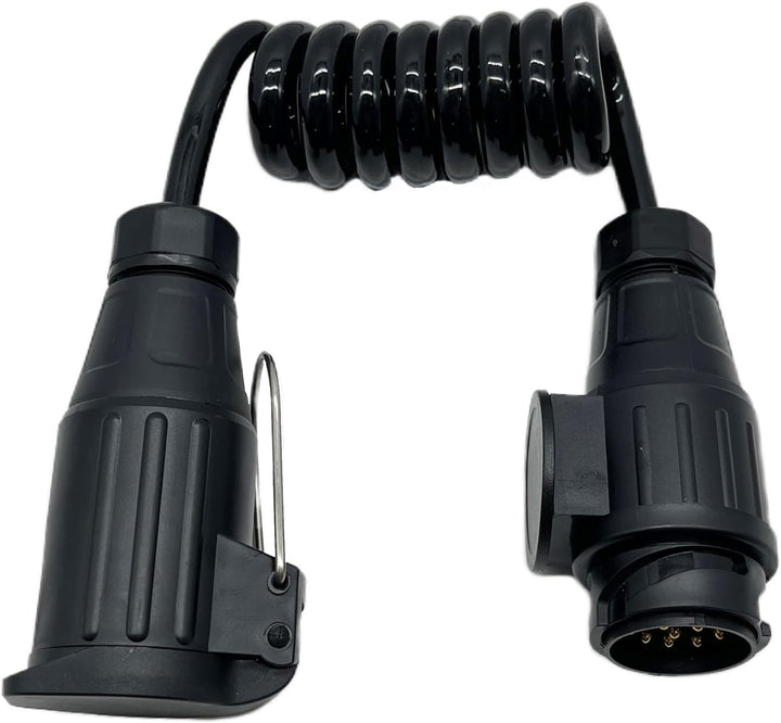 Spiralkabel Verlängerungskabel, 13-polig auf 13 Polig Adapter Stecker Männlich/Weibliche Stecker Ver