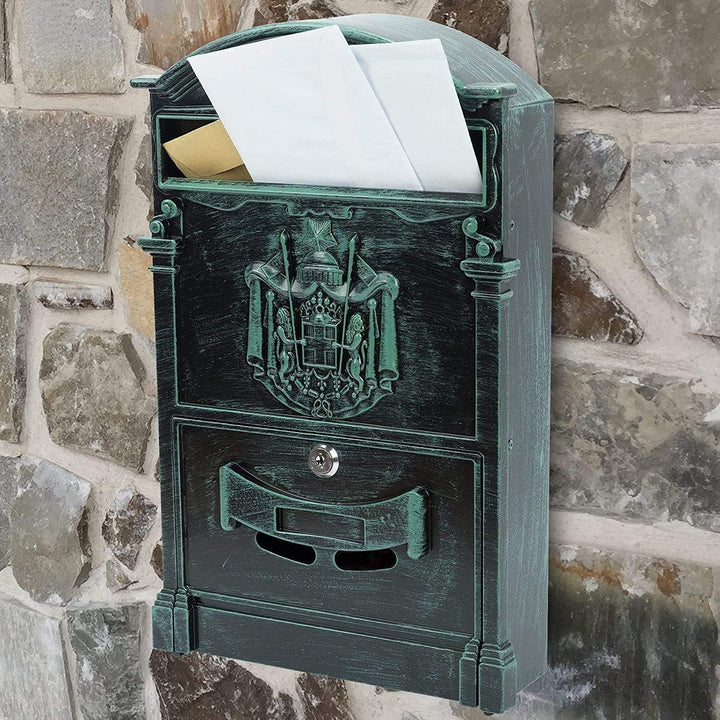 Verda Briefkasten Postkasten Retro Antik Vintage Wandbriefkasten Mailboxen Aluguss Modellwahl, Wette