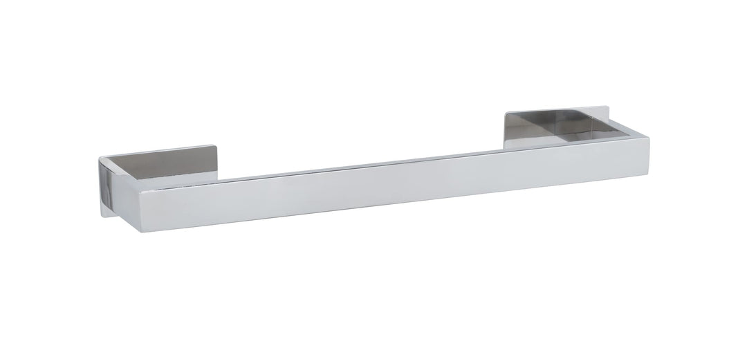 WENKO Turbo-Loc Badetuchstange UNO Genova Shine 40 cm, Handtuchstange aus Edelstahl für Badetücher o