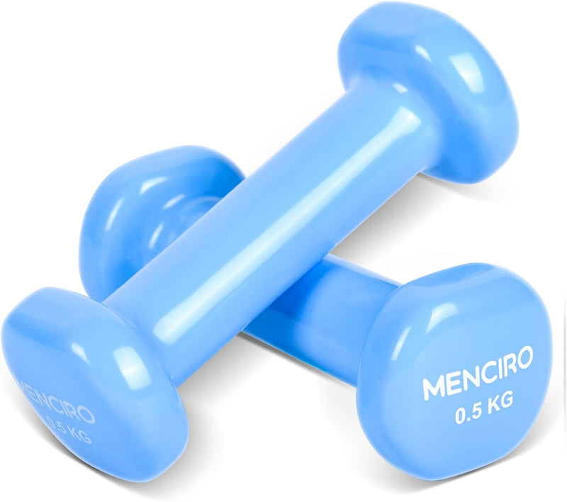MENCIRO Hanteln 2er Set für Männer und Frauen, 1KG - 5KG Kurzhanteln Gewichte für Zuhause Fitnessstu