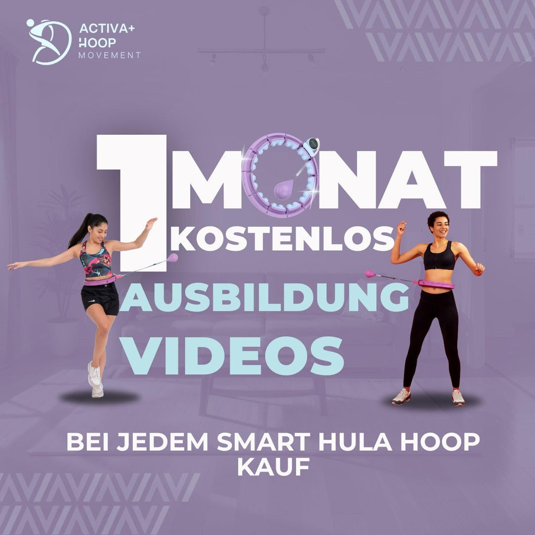 Swiss Activa+ Leiser Hula-Hoop-Reifen mit Taillentrainer S6+ mit Taillentrimmer, S6+ mit Taillentrim
