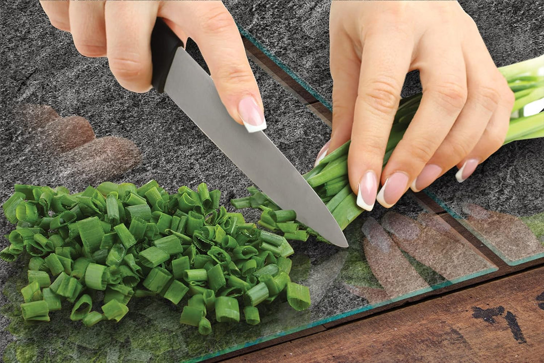 DarHaus Herdabdeckplatten 90x52 cm 2-teilig Ceranfeldabdeckung Induktion Herdschutz Spritzschutz Gla