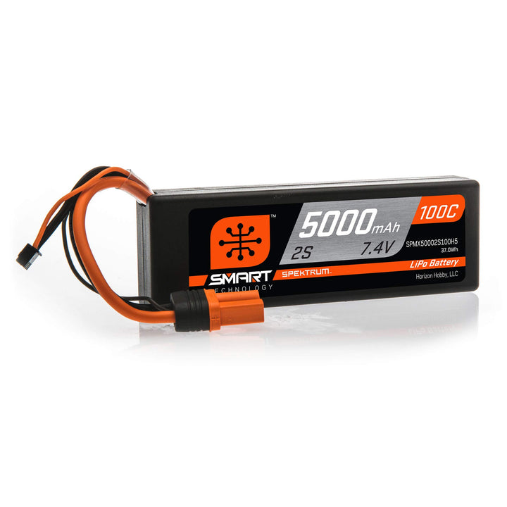 7,4 V 5000mAh 2S 100C Smart Hardcase LiPo-Akku: IC5