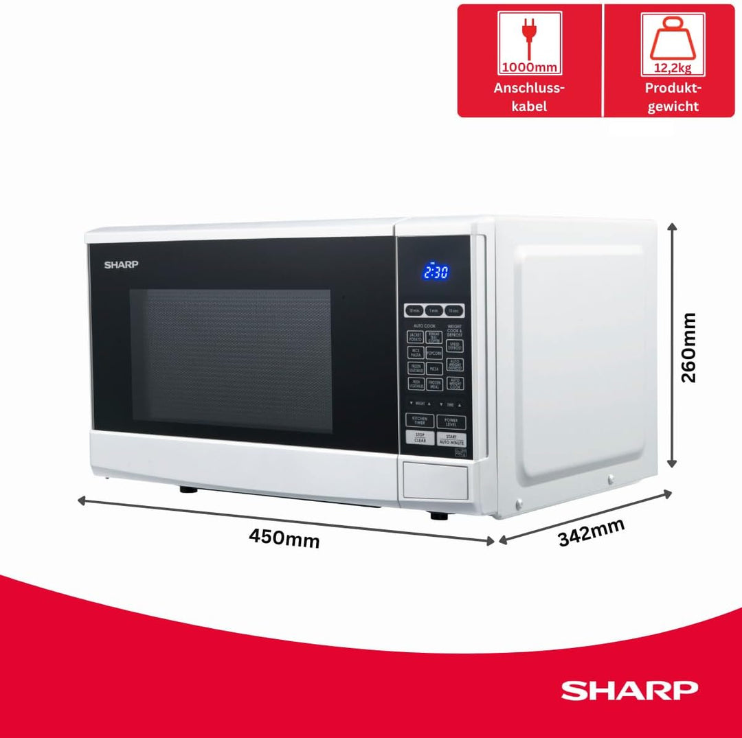 Sharp 2500041881 micro-onde, blanc