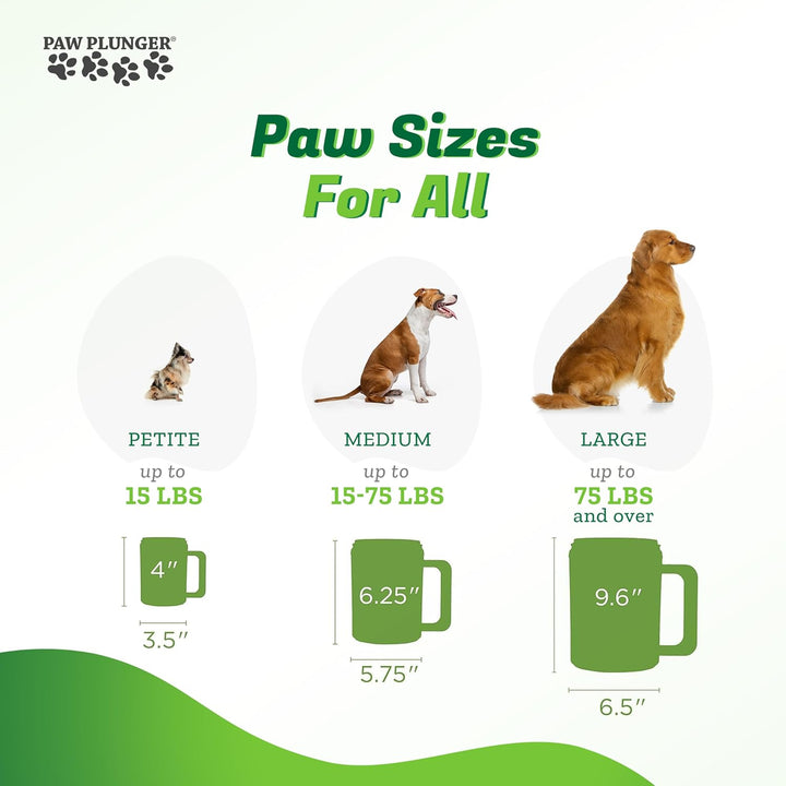 Paw Plunger Pfotenreiniger für Hunde Large, Schwarz Schwarz L, Schwarz L