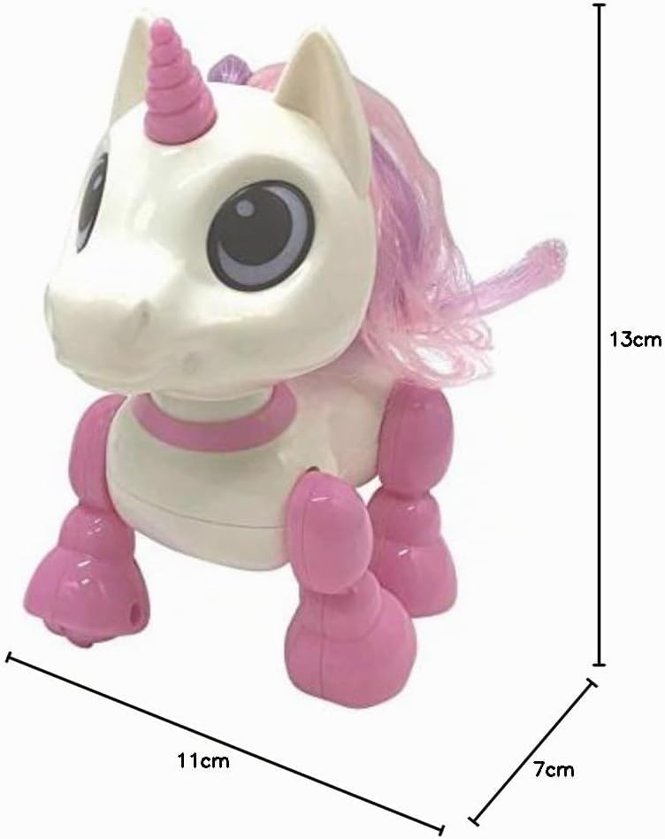 Lexibook Power Einhorn Mini - Mein kleines Roboter-Einhorn - mit Geräuschen, Musik, Lichteffekten, S
