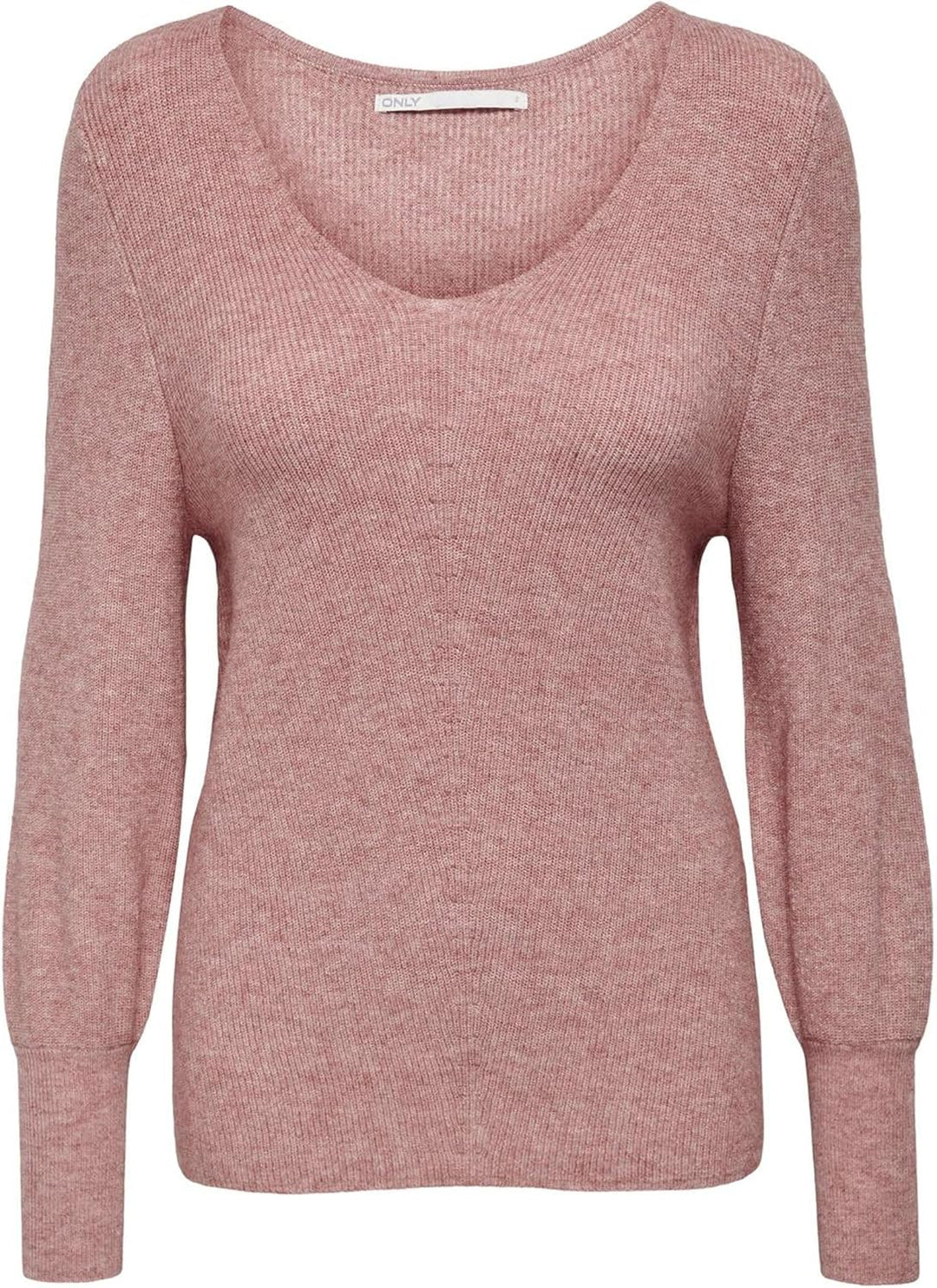 ONLY Female Strickpullover ONLATIA Strickpullover XS Dusty Rose/Detail:w. Melange, XS Dusty Rose/Det