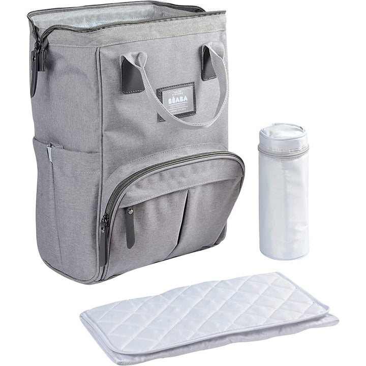 BÉABA - Wickelrucksack für Babys - Grosses Fassungsvermögen - Inklusive Wickelunterlage - Zahlreiche