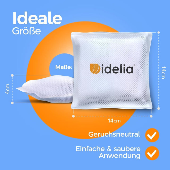 Idelia® 24x Luftentfeuchter Granulat 400g (Sparvorteiles 24er Set) NEU Raumentfeuchter Luftentfeucht