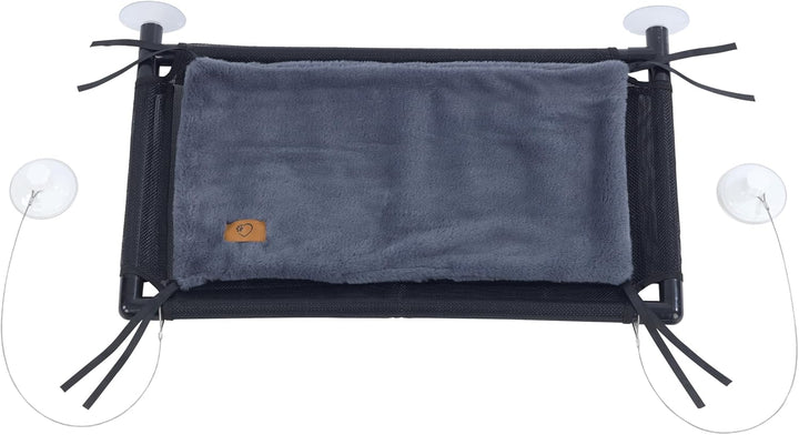 Maximex XXL-Hängematte, Fenster Liegematte für 2 Katzen, belastbar bis 35kg, zuverlässige grosse Sau