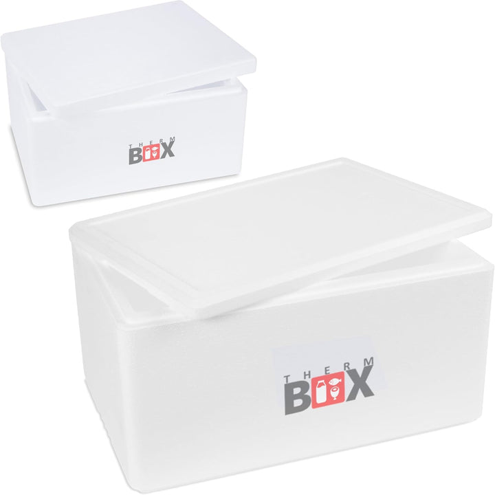 THERM BOX Styroporbox 37L bis 83L Verschiedene Grössen Isolierbox Thermobox Kühlbox Warmhaltebox Wie