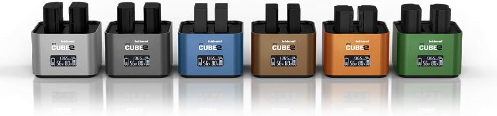 Hähnel ProCube 2 Doppel-Ladegerät für Nikon EN-EL14 (EN-EL14a) / EN-EL15 / EN-EL25, für Nikon