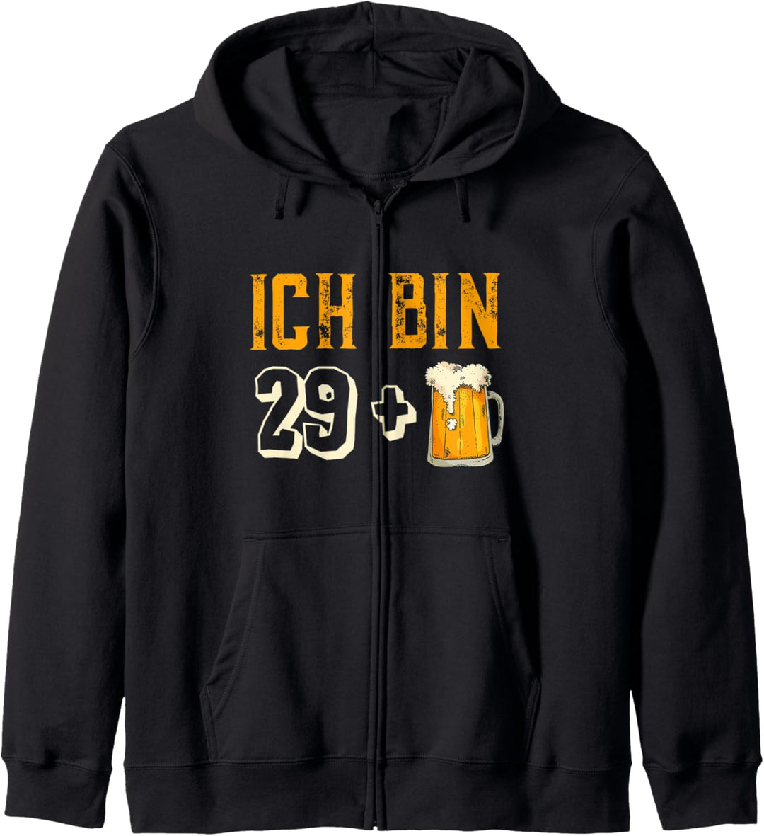 Lustiges 30. Geburtstag 29 plus Bier Geschenk Kapuzenjacke