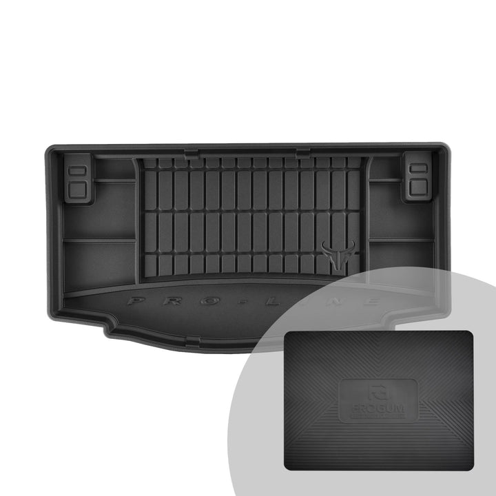 FROGUM ProLine 3D Gummimatte Exklusive Auto Kofferraummatte Kofferraumwanne für Hyundai i10 II 2013-