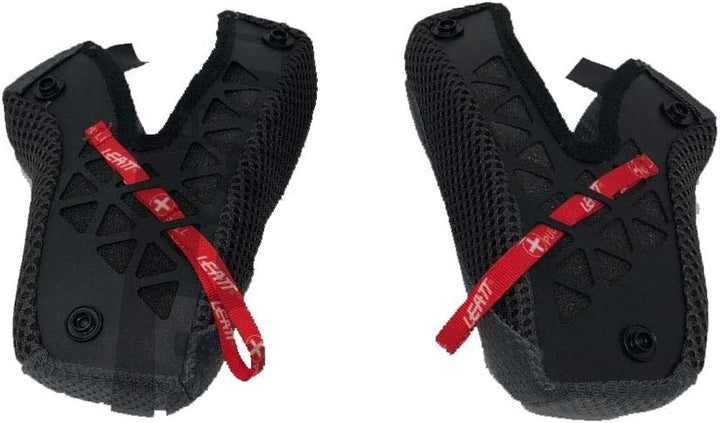Leatt aus Dri-Lex Motorradhelm GPX 4.5/5.5/6.5, Wangenpolster XL Schwarz, XL Schwarz