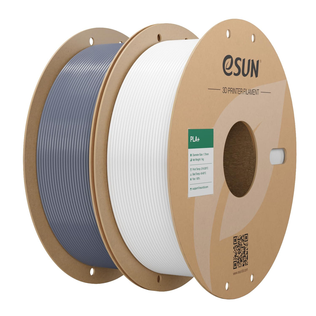 eSUN PLA+ Filament 1.75mm, 3D Drucker Filament PLA Plus, Massgenauigkeit +/- 0.03mm, 1kg pro Spule,