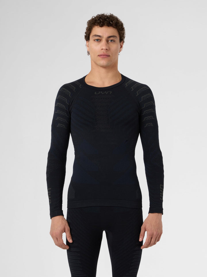 UYN Herren Resilyon Langarmshirt, Black/Anthracite, S/M