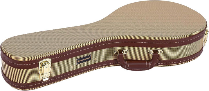 Crossrock Deluxe Holzkoffer für A-Style Mandoline, Tweed (CRW600MATW) A-style Tweed, A-style Tweed