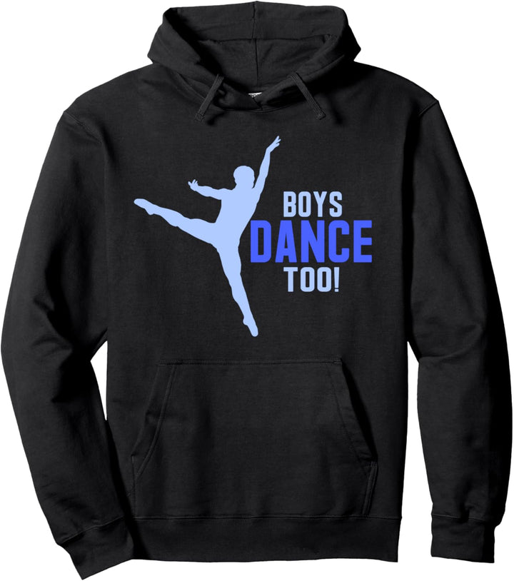 Jungs tanzen auch! Spitzen-Tänzer Pullover Hoodie