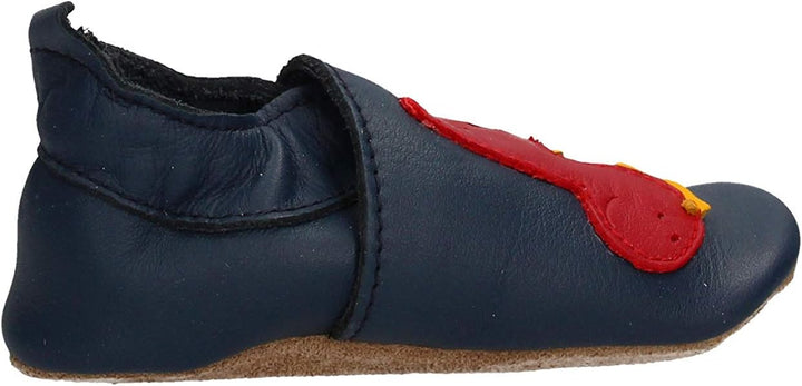Bobux Soft Sole Dinosaur Blau (Navy) Leder 15-21 Monate