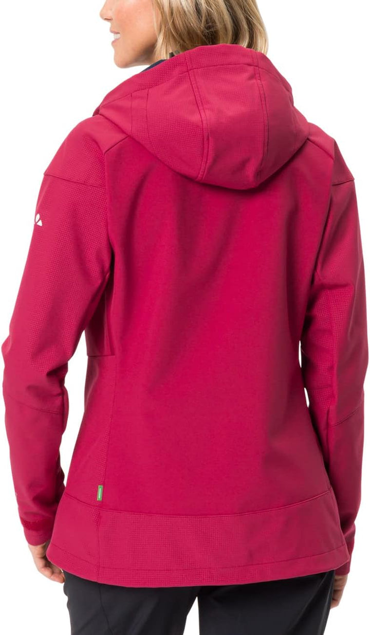 VAUDE Damen Women's All Year Elope Softshell Jacket Jacke 34 crimson red, 34 crimson red