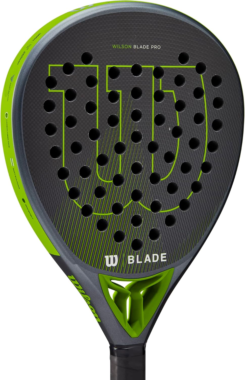Wilson Blade Padelschläger Schwarz Blade Pro V2, Schwarz Blade Pro V2