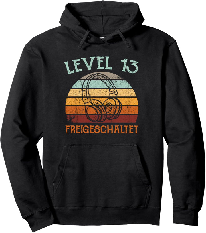 13.Geburtstag Jungen Video Gamer Level 13 freigeschaltet Pullover Hoodie