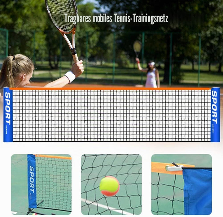 Cicony Tragbares Tennisnetz, faltbar, für Badminton, Volleyball, Tennis und andere Spiele