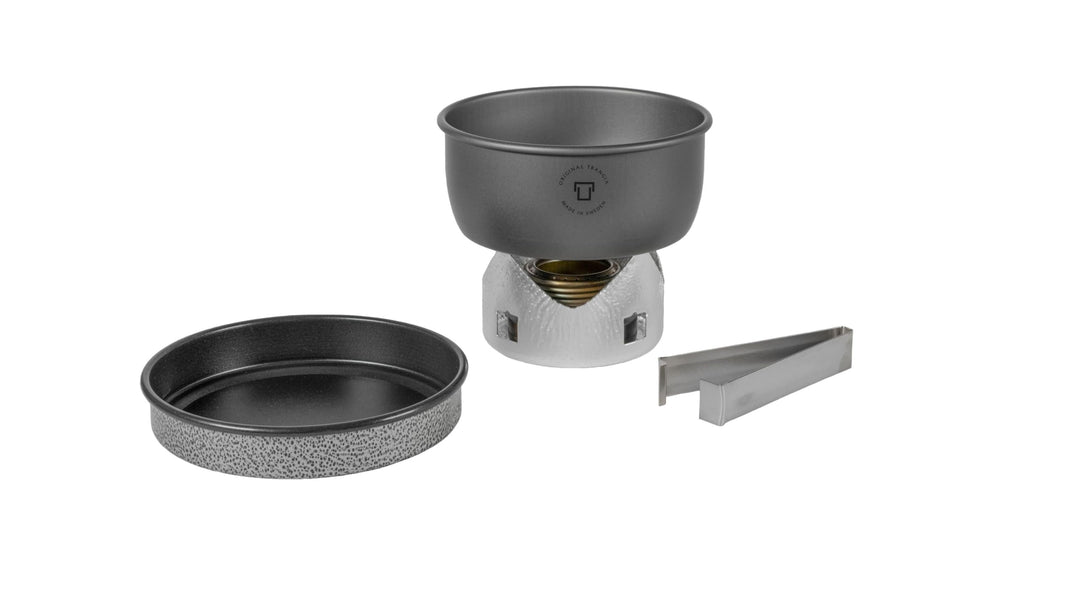 TRANGIA Minikocher 28HA/NS - Campingkocher mit Non-Stick-Pfanne