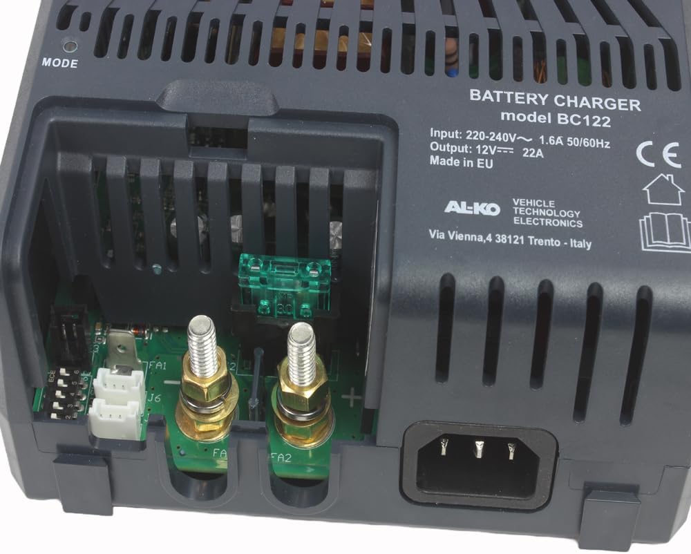 AL-KO BC 122 Automatik-Batterieladegerät, 12V/22A, für Lithium/Blei/Gel/AGM-Batterien, 320W