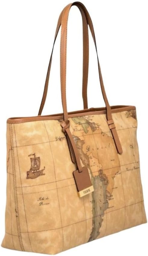 ALVIERO MARTINI DONNA Borsa Geo Classic Grande Naturale Mod. D007 6000, M