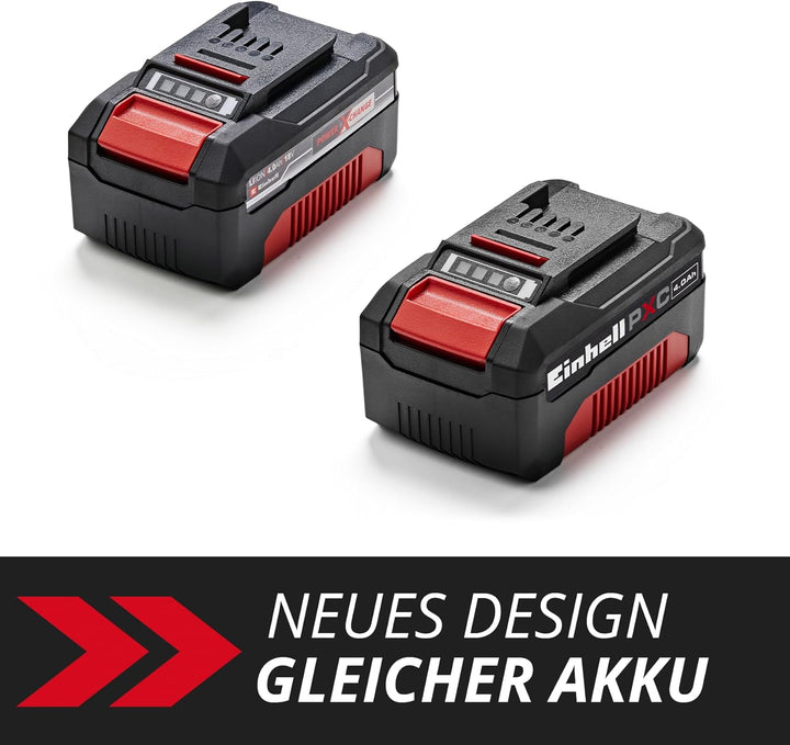 Original Einhell 18V 4,0 Ah Ah Power X-Change Akku (18V, für alle PXC-Geräte, Ladezustandsanzeige, B