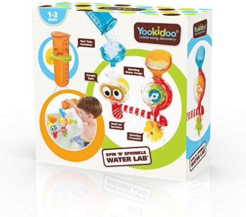 Yookidoo Baby Badespielzeug Wasserspielzeug für Badewanne (1–3 Jahre) – Transparentes Wasserlabor mi