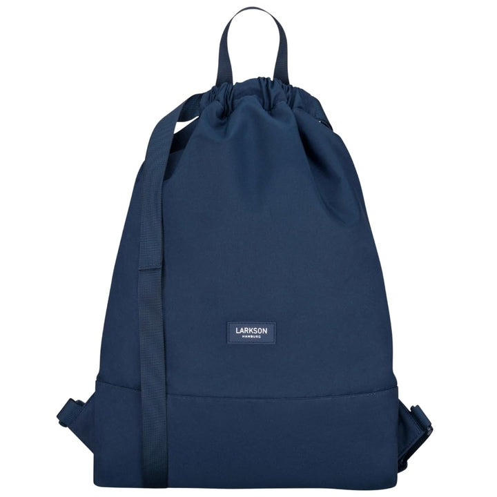 LARKSON Turnbeutel Damen &amp; Herren Dunkelblau - No 7 - Rucksack Damen für Sport und Festival - Beutel